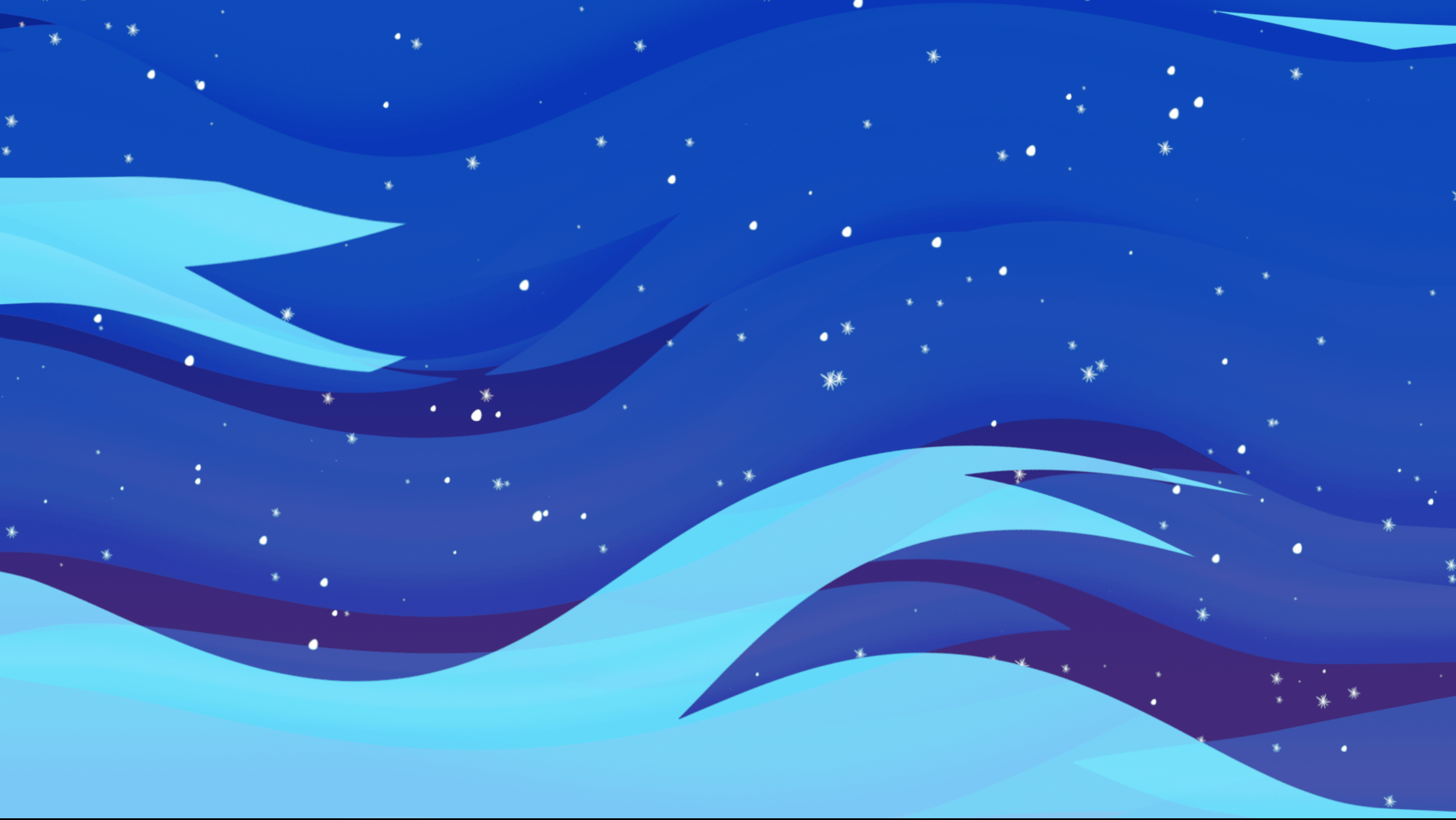 Different shades of blue fan from the the left of the screen to the right to mimic winds in the sky. The picture symbolises the need to stay calm in the IELTS exam
