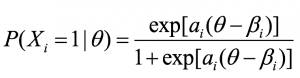 Maths formula to show The Cito variation on the Bookmark Method 