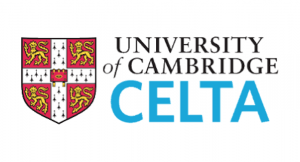 The logo for the University of Cambridge CELTA