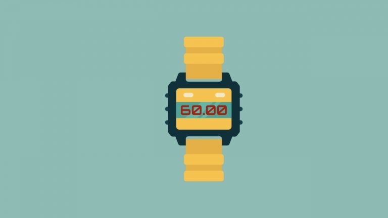 A digital watch with the tim3 60 minutes shows that this blog post is about IELTS time management