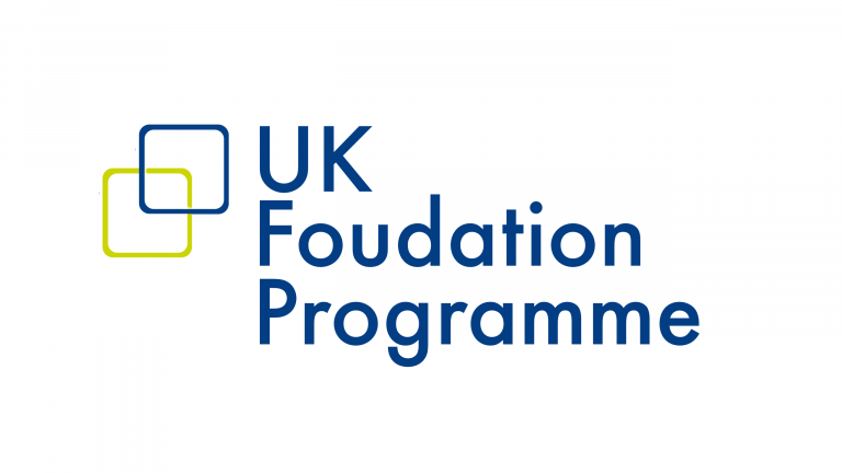 The logo for NHS UK Foundation Programme IELTS: