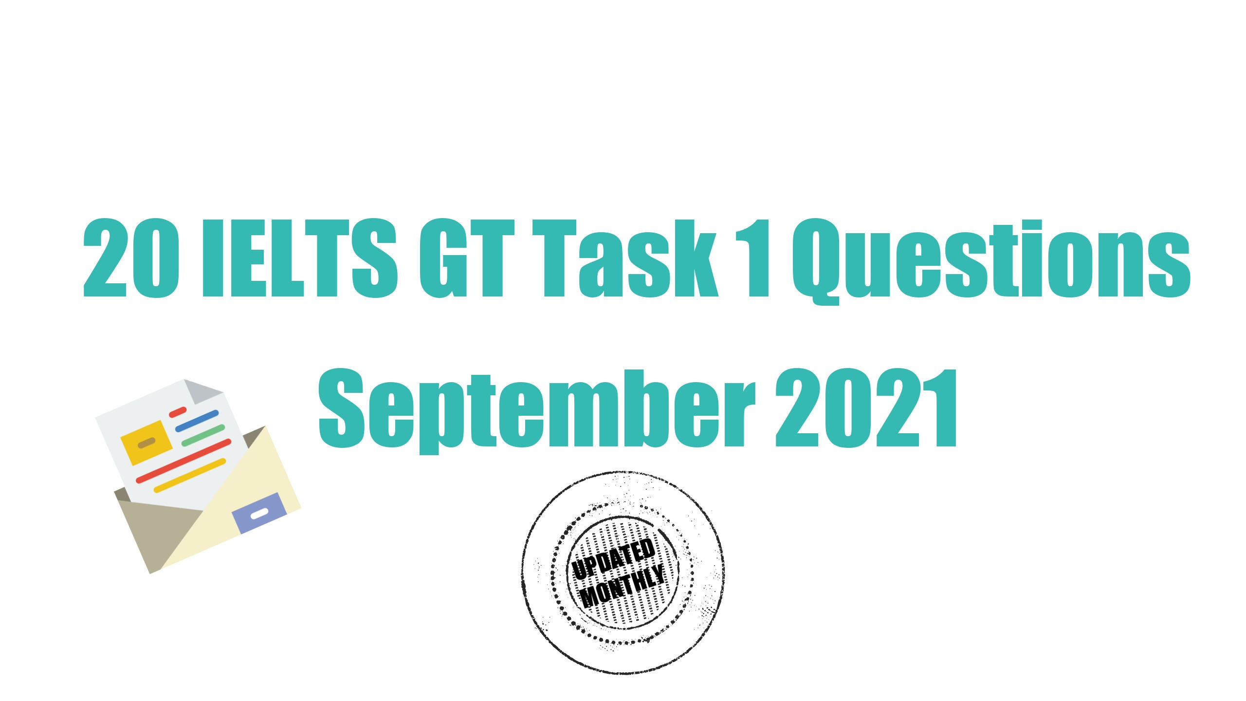 Ielts Writing Task 1 Gt Topics 2023